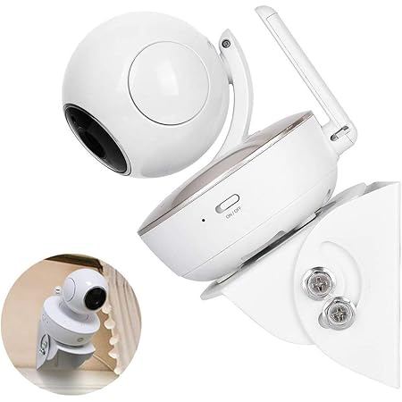 Amazon Com Ibaby Baby Monitor Wall Mount For M6 M6t M6s And Ibaby Care M7 Attaches To Crib Wall Table Heavy Duty Easy To Install Secure Base Plastic White Includes 2 Brackets Baby
