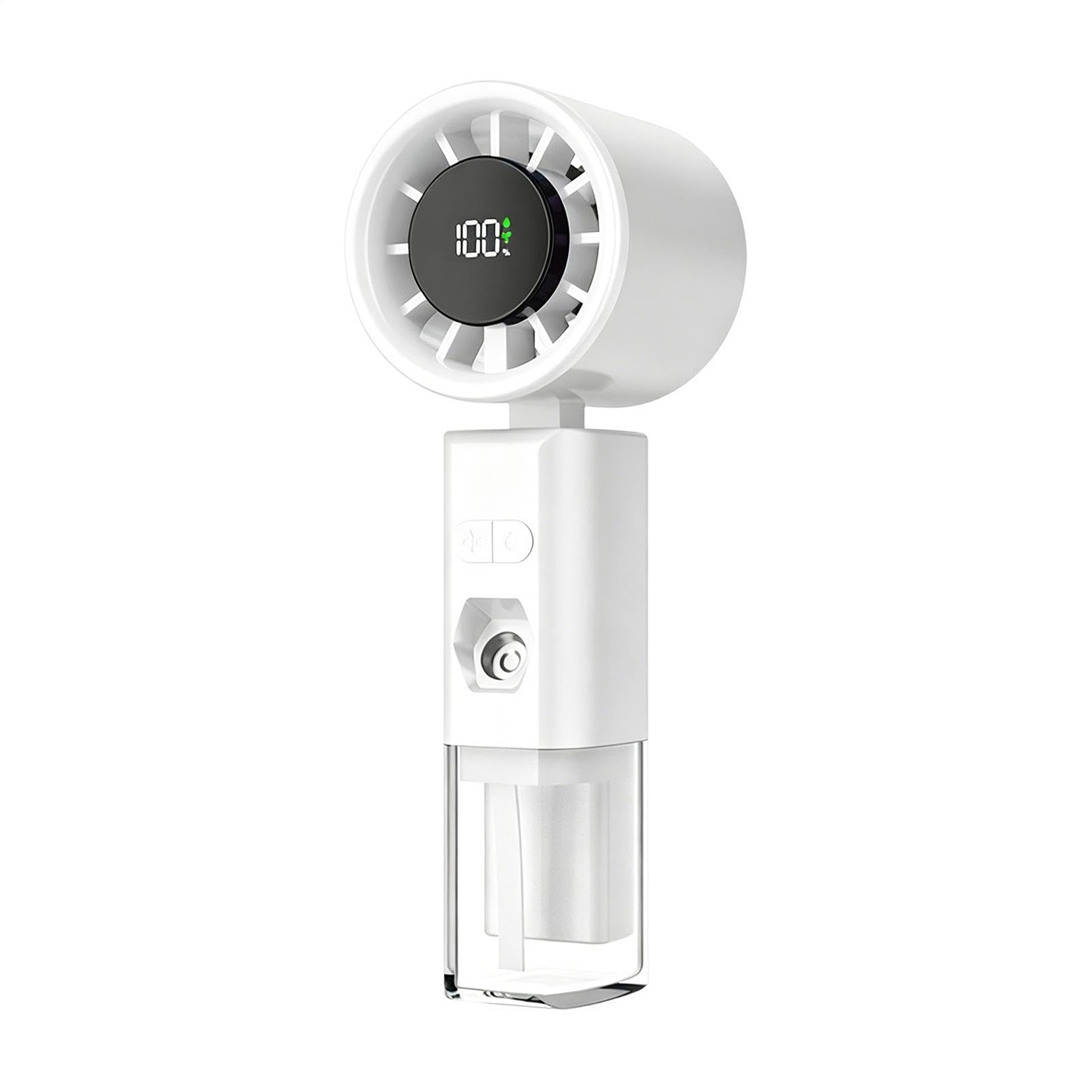 Ventilador manual con pulverizador de niebla portátil para viajes y camping
