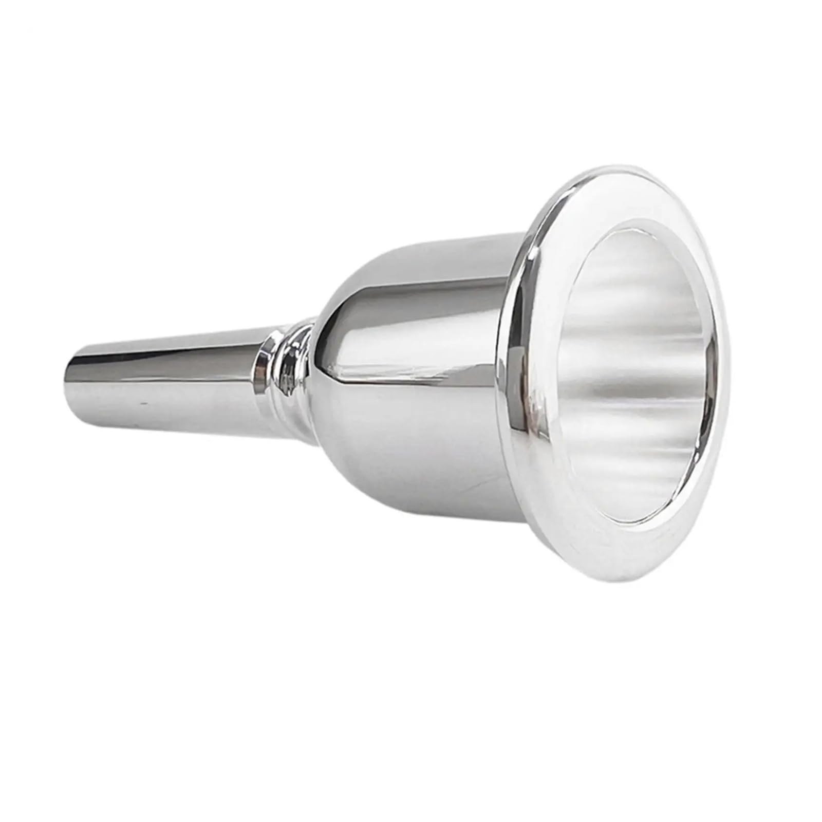 Boquilla de Tuba for principiantes, accesorios for instrumentos, reemplazo profesional Chapado en plata de latón
