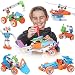 Toy Pal Educational 5-in-1 Build & Play STEM Toys for Boys, Girls Ages 7 8 9 10+ Years Old | 132 Pcs Erector Sets with Box