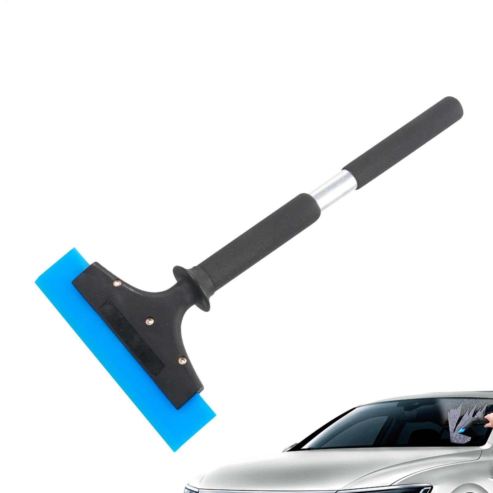 Grattoir autocollant pour pare-brise et vitres avec manche ergonomique