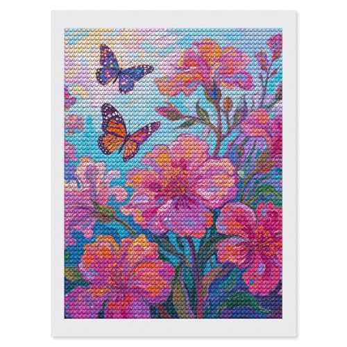 Kit diamant painting papillon DIY une idée cadeau créative unique