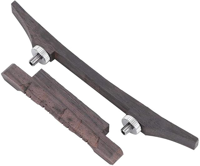 Adjustable Mandolin Bridge,Rosewood Mandolin Bridge Replacement Parts Accessories