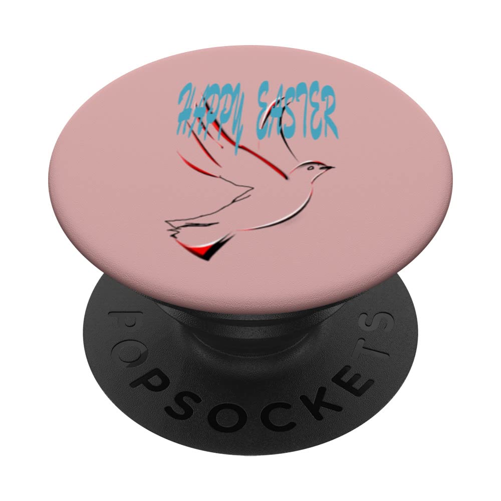Happy Easter PopSockets Swappable PopGrip, Black
