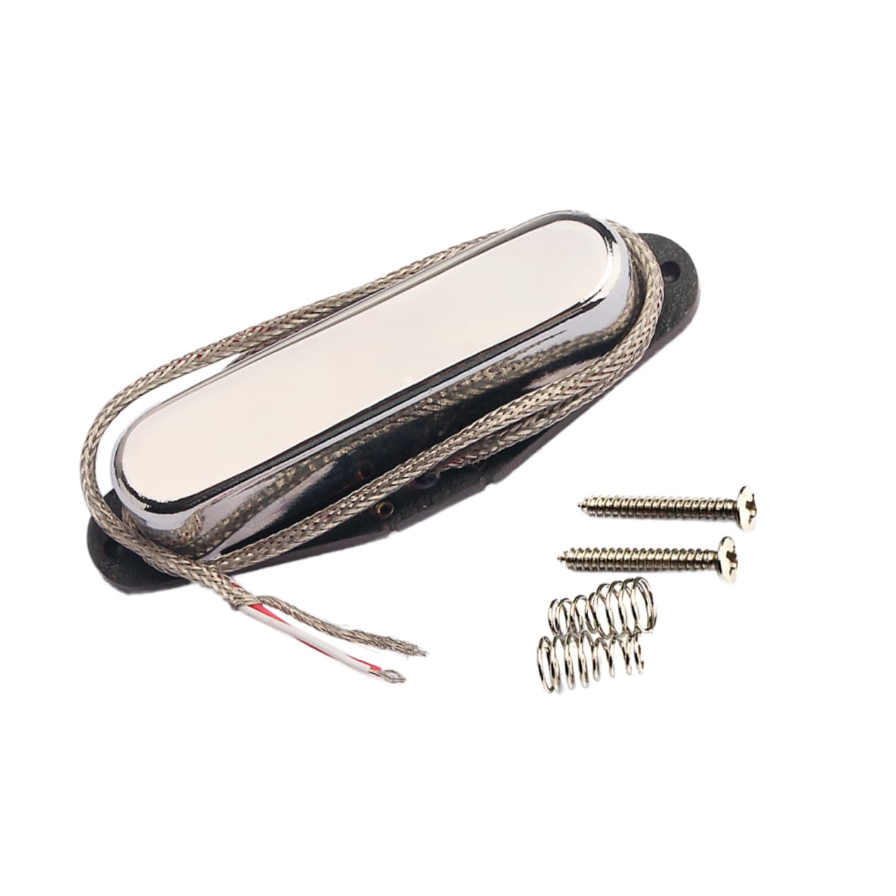 SUPVOX 3pezzi Pickup Per Chitarra Elettrica Collo Cromato Design Vintage Con Struttura e Filo Compatibile Con e Bassi Prestazioni Ottimali e Toni Caldi