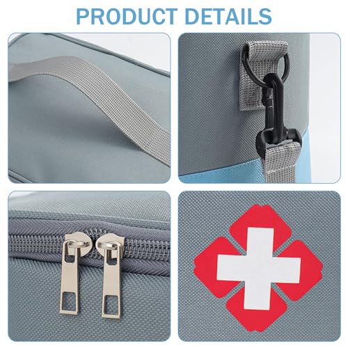 MUYAPAY First Aid Kit, Portable Travel Medicine Bag, Waterproof Sports Medical Bag - Image 4