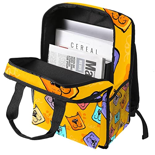 Sac à dos garçon chat avec sangles ajustables couleur 7 taille unique - 3