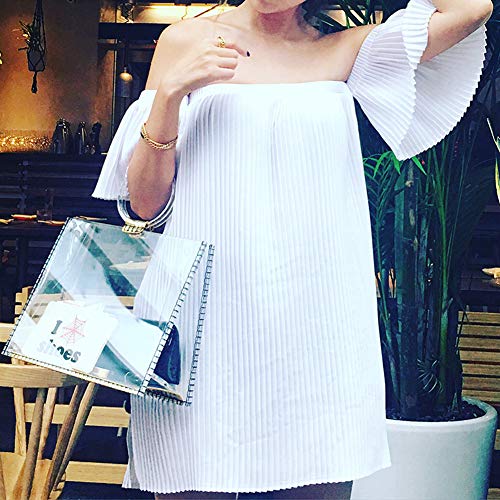 Bolso Tote Transparente Elegante para Mujer miniatura 2