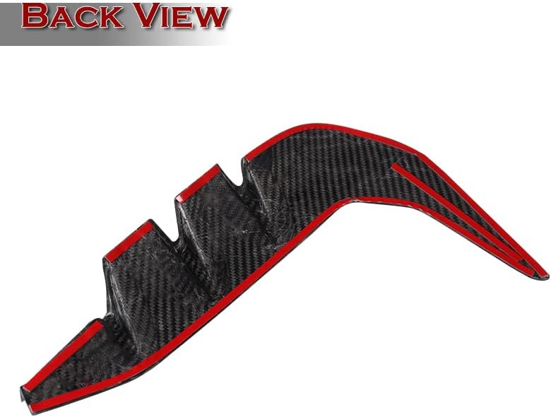 HYPERSPEED Real Carbon Fiber Side Fender Vent Garnish Trim Decorative Air Flow Intake Hole Grille Spoiler Fit for Subaru BRZ Fit for Toyota GR86 2022 2023 2024, Car Mods Accessories Replacement Parts