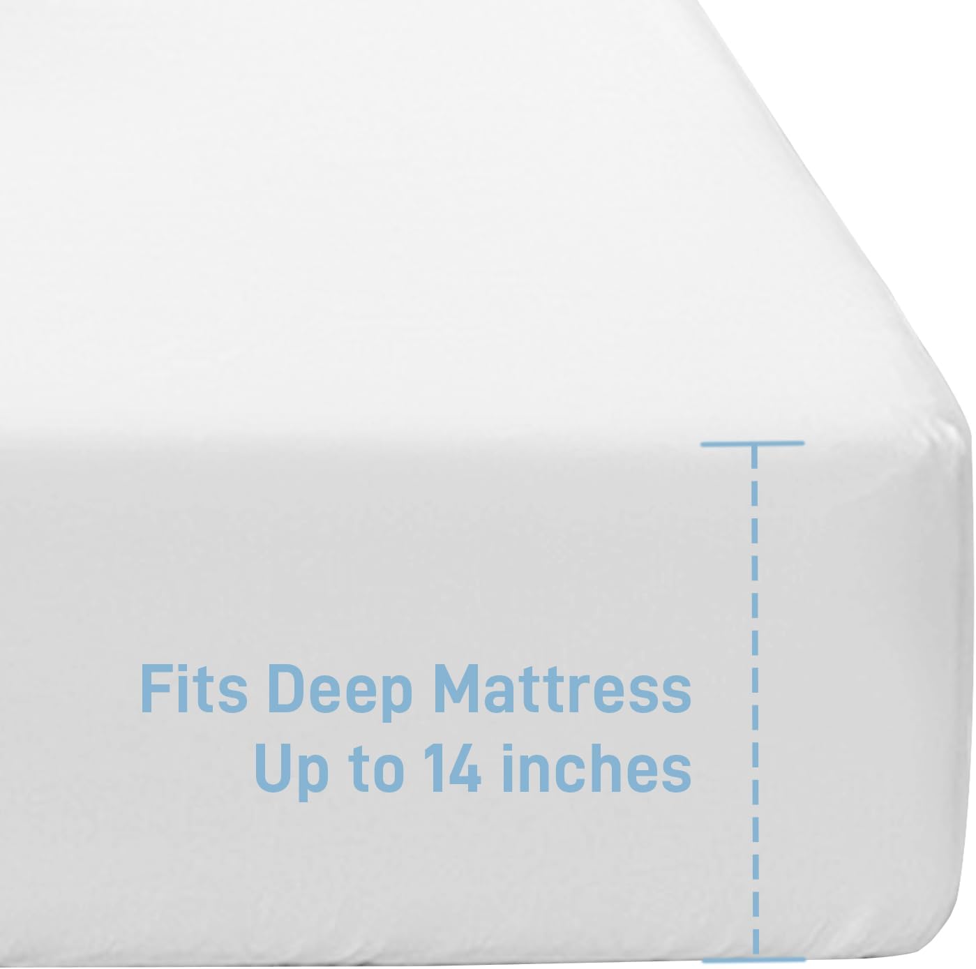 Hospital Bed Sheets Set for Home Use and Hospital 6 Piece, Include 2 Fitted Sheets 36"×84"×14", 2 Flat Sheets and 2 Pillowcases, White