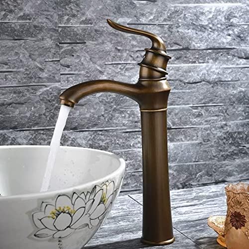 Faucet fregadero europeo antiguo de cobre puro para cocina clasica