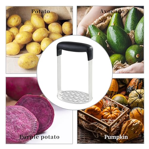 Lccowot POTATO MASHER Lccowo Stainless Steel Potatoes Masher Kitchen Tool thumb #3