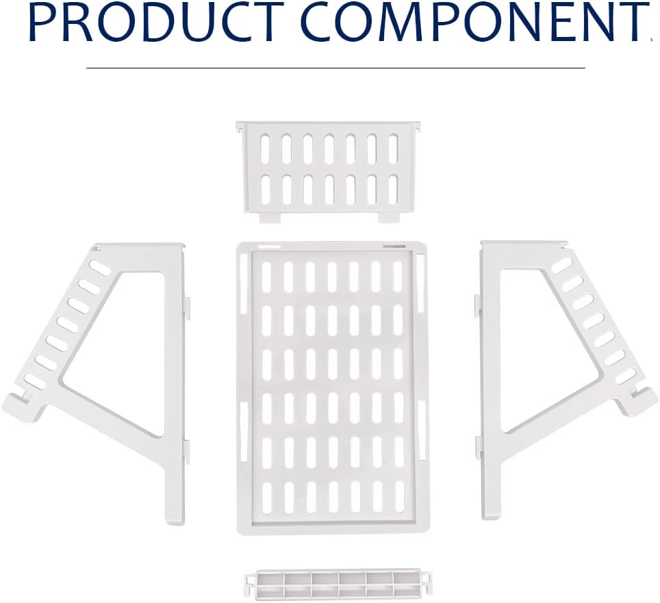 Millaass Label Holder, Thermal Label Holder for Rolls and Fan-Fold Labels, Shipping Label Roll Holder,Work with Desktop Label Printer for Office and Home (White) : Office Products