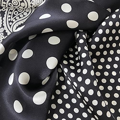 MEISEE 100% Pure Mulberry Silk Scarf 27"'x27(in) Square Scarf Head Scarf Neck scarf Headscarf for Women with Gift Packed - Image 5