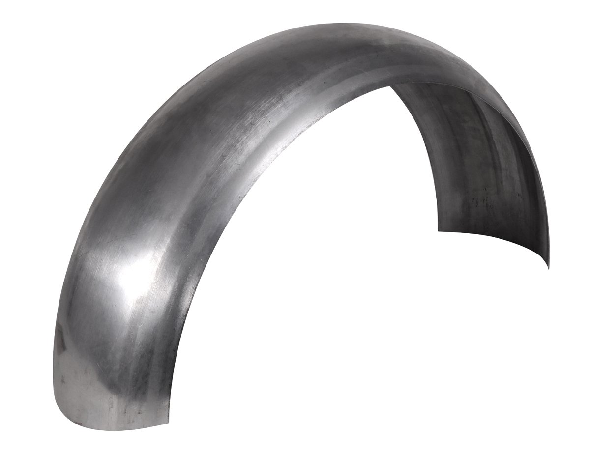 Universeller Heckfender aus Stahl, oberflächenverzinkt Breite: 180 mm Dicke: 1,5 mm ohne Bördelung