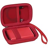 Khanka Hard Travel Case Replacement for Anker PowerCore Speed 10000 10000mAh QC Charge 3.0 Portable External Charger Battery Power Bank (Red)