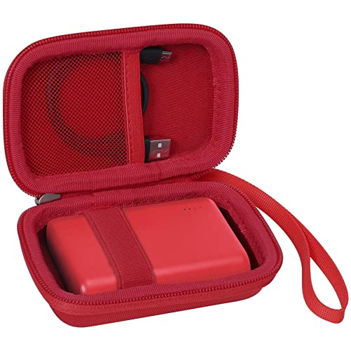 khanka Hard Travel Case Replacement for Anker PowerCore Speed 10000 10000mAh QC Charge 3.0 Portable External Charger Battery Power Bank (Red)