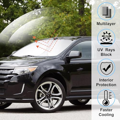 Image of Windshield Sun Shade for 2007-2014 Ford Edge Accessories