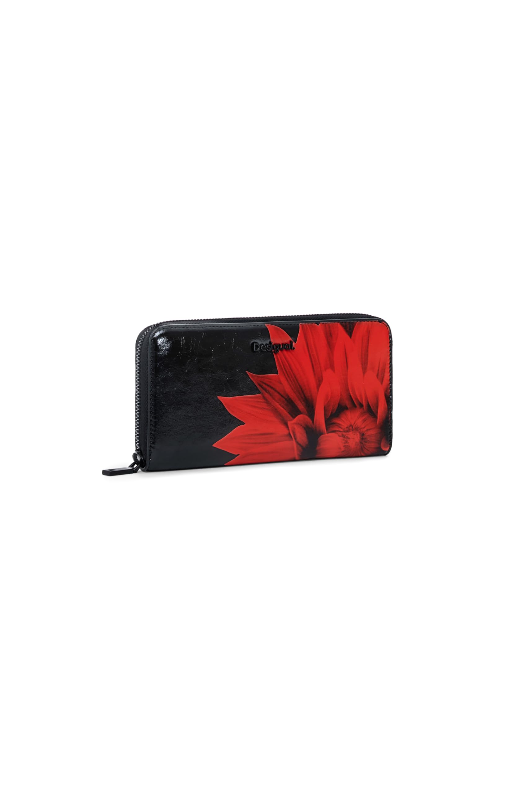 Desigual Mone_FLOWERINA, Bi-Fold Wallet Women's, 0, Kolor: czarny, 0