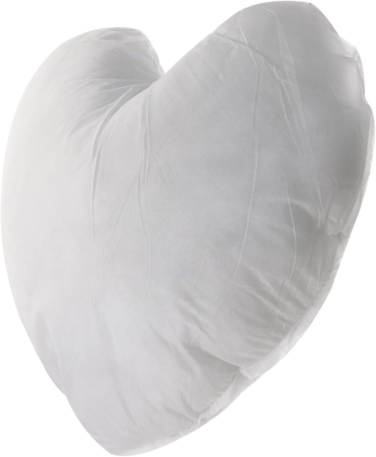 KICHOUSE Heart Shaped Pillow Insert 18×18 Inch Soft Plush Cushion Filler Comfortable Decorative Pillow for Car and Home for Couch and Bed