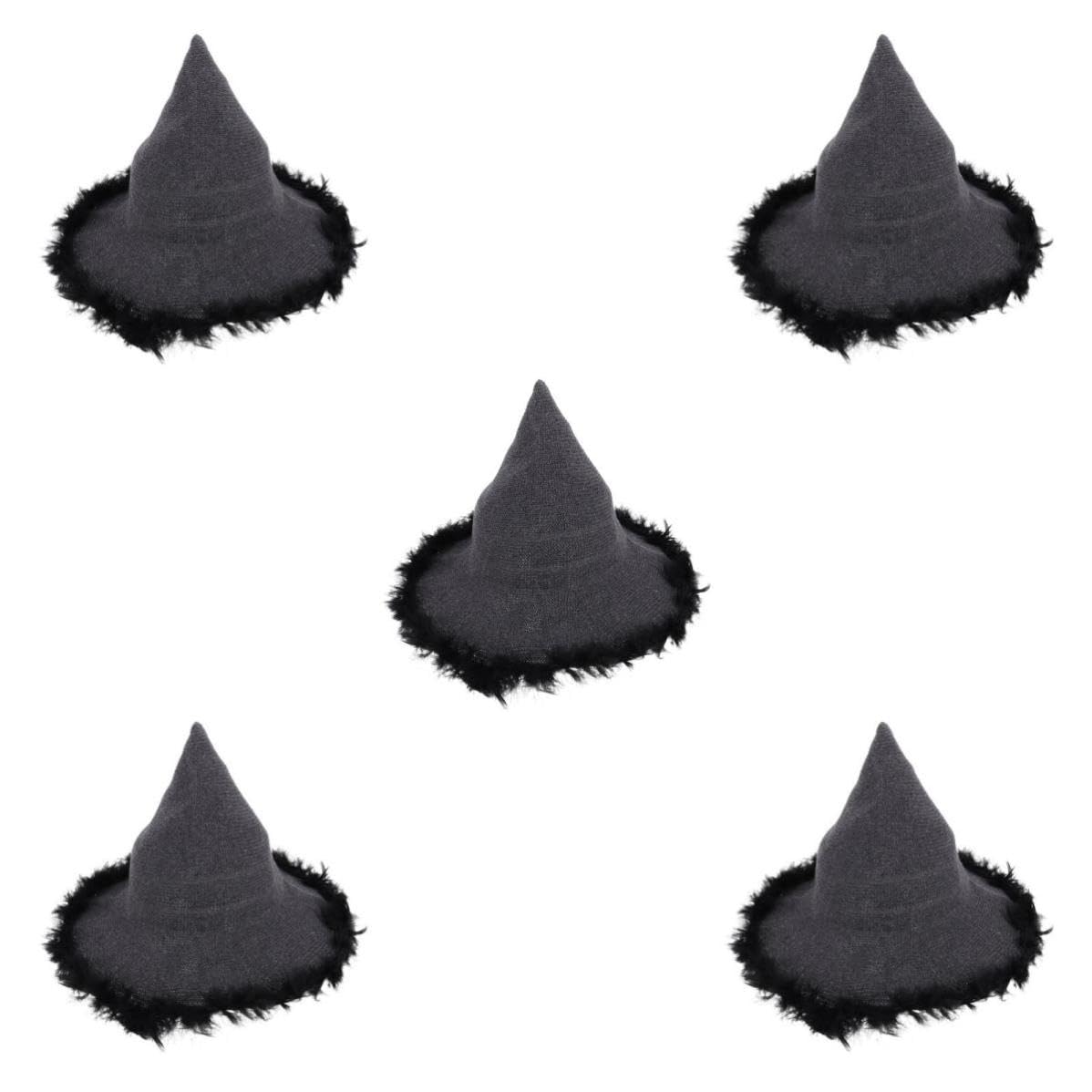 Healvian 5 Piezas Gorro de Punto Clásico para Hombre, Lana, Diseño con