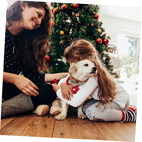 Disfraz de perro navideño con bufanda roja talla XXL miniatura 6