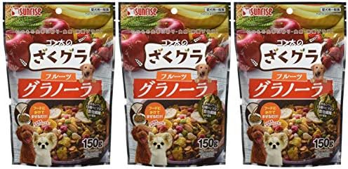 Amazon ゴン太のざくグラ フルーツグラノーラ150g 3個セット 犬用おやつ 150グラム X 3 ゴン太 ビスケット クッキー スナック 通販