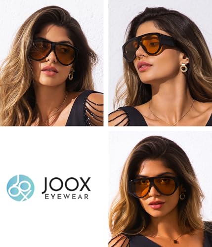 JOOX Oversized Retro Aviator Sunglasses Womens Mens 70s Classic Vintage Sun Glasses UV400 Protection2