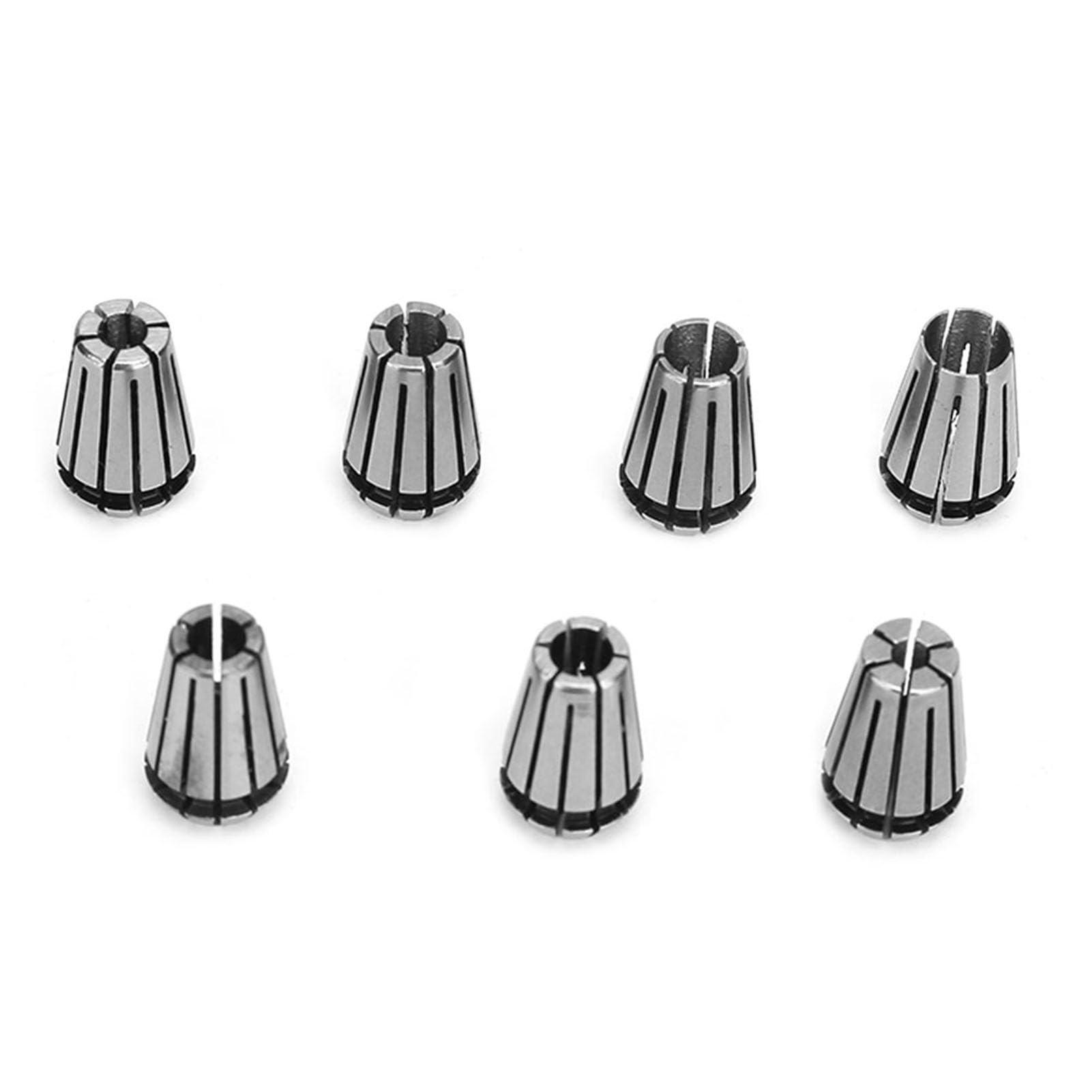 7PCS ER1 5mm Motor Shaft Holder Spacer Sleeve/Shaft Extender ER1 1 7mm Sp Collets Set Sp ColletSp Collet SetMotor Shaft Holder Silk Attack Processi