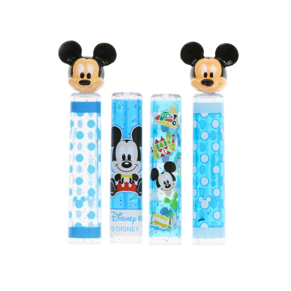 Amazon | ディズニー 鉛筆 4本 ＆ (ミッキー) キャップ セット 青系