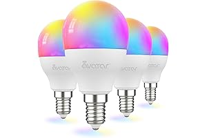 Avatar Controls: 4-Pack Smart E12 LED Light Bulbs