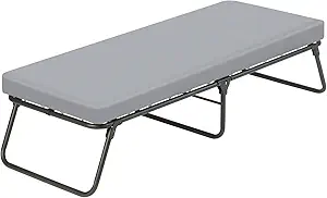Cot Sheets 25" x 70", Cot Size Mattress Sheet Fit for Coleman ComfortSmart Camping Cot, Super Soft and Breathable Microfiber Cover, Bottom Sheet, Gray