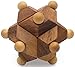 Neutrino: Handmade & Organic Wooden Star Puzzle for Adults from SiamMandalay with SM Gift Box(Pictured)