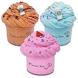 Sunool fluffly Butter Slime Blueberry,Slime Putty Stress Relief and Scented Sludge Toy 7oz