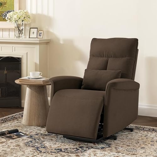 Sillón eléctrico reclinable para adulto mayor tela miniatura 2