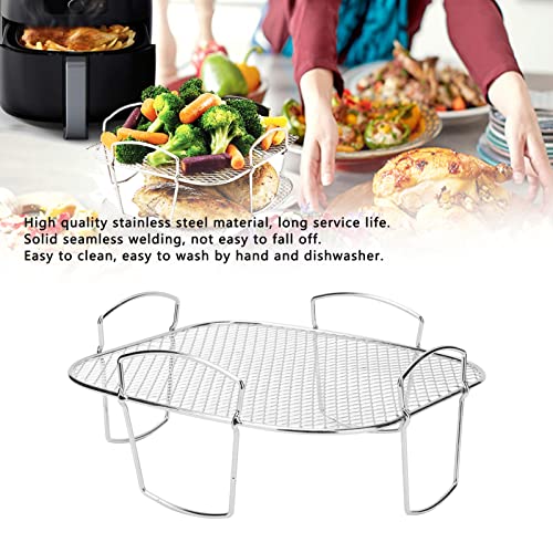 Grille de cuisson acier inoxydable pour séchage et rôtissage de viandes