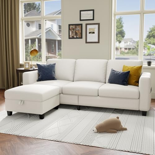 Youmumeub Sectional Sofa Couches for Living Room - 79''L Shaped B...