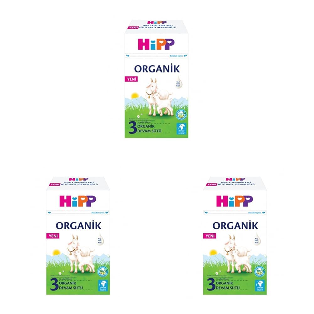 HiPP 3 Organik Keçi Sütü Bazlı Devam Sütü 400g 3lü paket