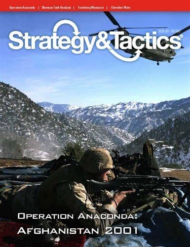 DG: Strategy & Tactics Magazine #276 with Operation Anaconda, Afghanistan 2002, Board Game