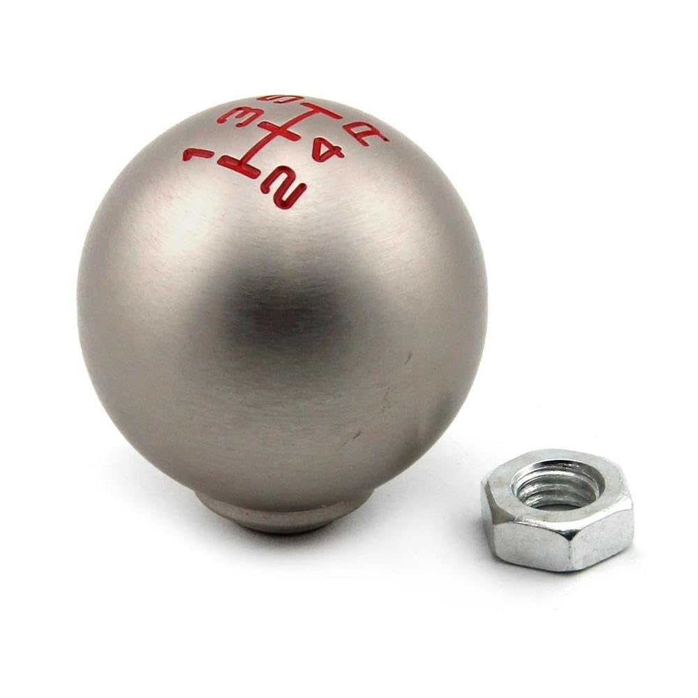 POANBCGY Shift Ball Joint Shifter Lever Handle Ball Gear Shift Knob for Civic City FD2 FN2 EP3 for Type R DC2 DC5 AP1 AP2 S2000 F20C(Silver 5speed)