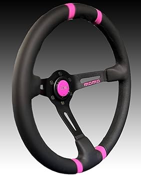 Amazon | MOMO モモ ステアリング DRIFT PINK RIBBON ドリフト