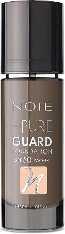 Note Pure Guard Foundation 110 Pure Beige SPF 50 Yoğun Kapatıcı Saten Bitişli Fondöten
