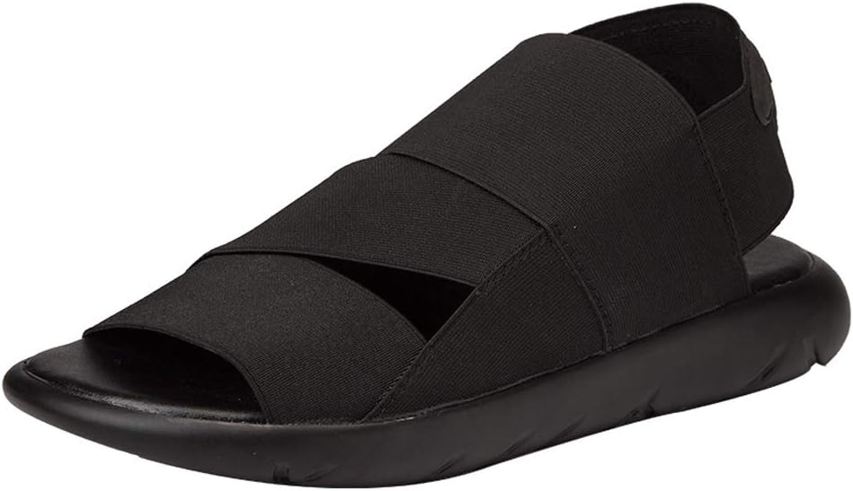 Summer New Men's Slippers Sandals Y3 with The Same Star Tide Shoes Personality Men's sandals-Black-38