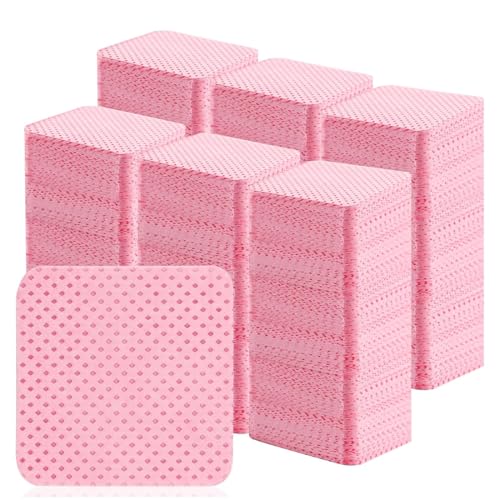 ZORVYN 1000 Piezas Celulosa para Uñas Sin Pelusa Toallitas para Cleaner Desengrasante Gel y Quitaesmalte Semipermanente Manicura
