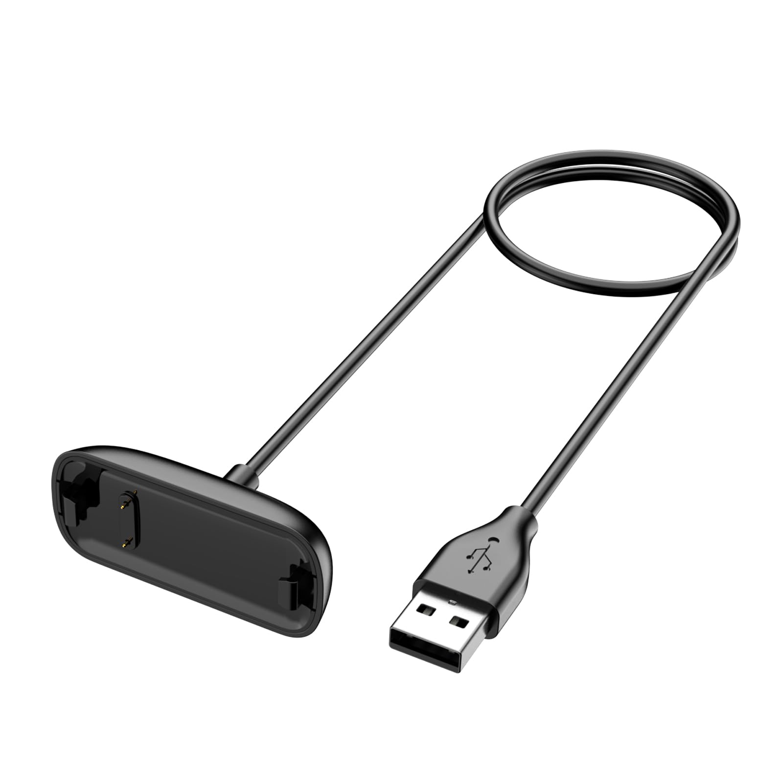 ブラック 健康ブレスレット 充電ケーブル付き　Fitbit Amazon.com: Charger Cable for Fitbit Inspire 3, Replacement USB