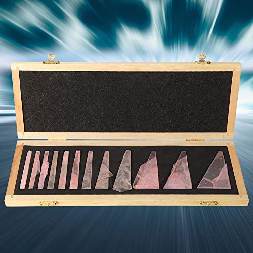 ZASCHMOY Setup-Blöcke, Winkelkalibrierungsmessgerät, Inspektionsblock-Set, Winkelmessgerät, Maschinist, Drehmaschine, Messwerkzeug, 12-teiliges Winkelblock-Set aus Manganstahl,