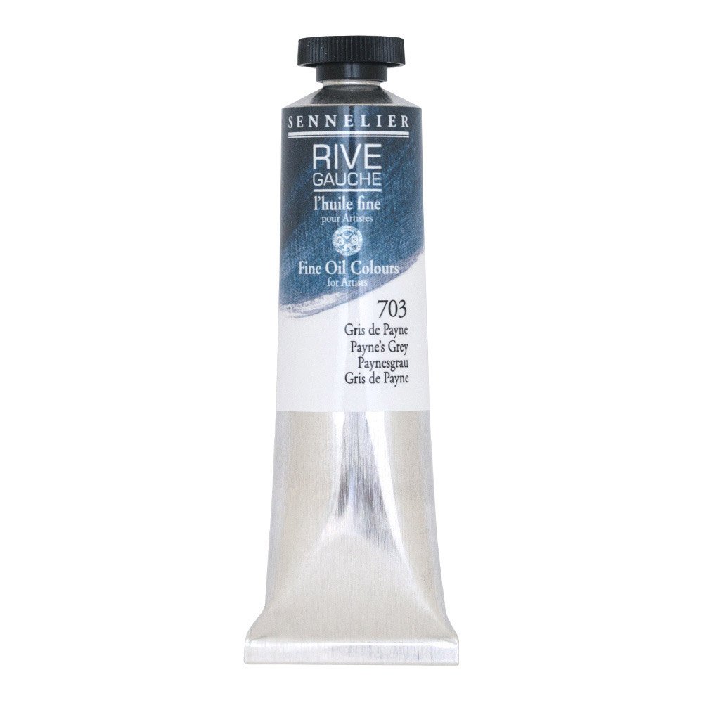 Sennelier Rive Gauche huile fine 40ml Payne's Grey tube peinture artiste