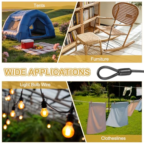 Câble antivol de sécurité pour éviter le vol de matériel de camping avec ce câble flexible 3,5m - 8