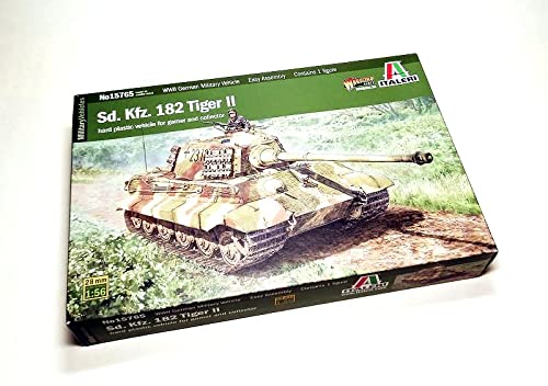 Maquette militaire Tiger II Italeri 1/56 réplique historique Sd.Kfz.182