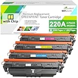 【Articles inclus】 GREENPRINT AVEC PUCE 220A W2200A W2201A W2202A W2203A Cartouches de Toner Compatibles Set 4 Couleurs. Ces cartouches peuvent être utilisées pour remplacer les cartouches de toner originales 220A W2200A W2201A W2202A W2203A 220X W2200X W2201X W2202X W2203X.